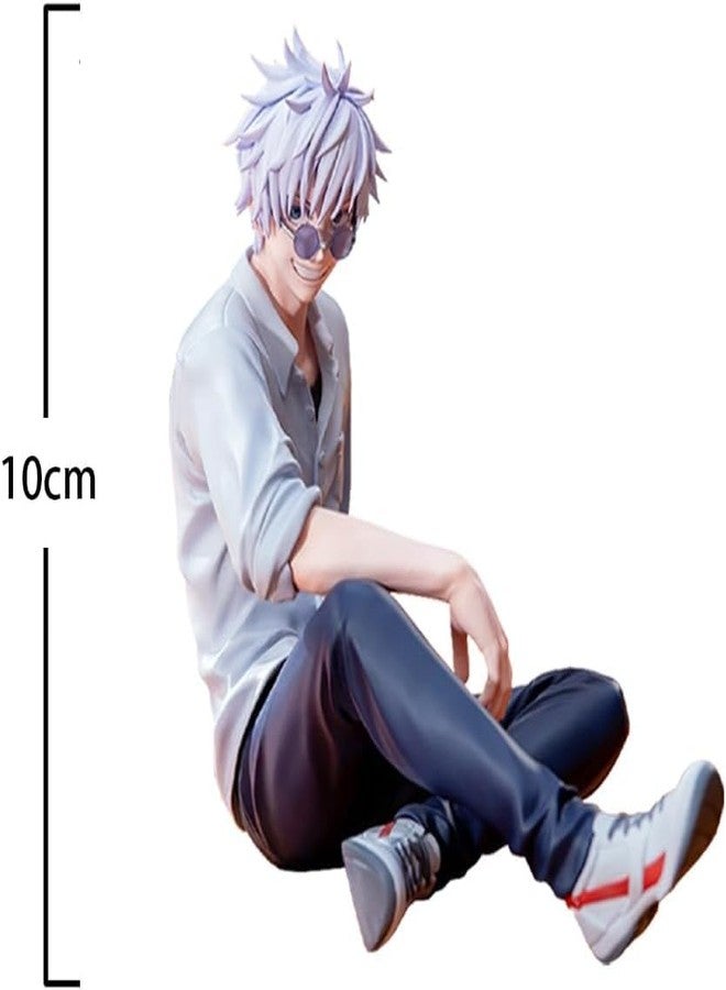 FUNFOB Gojo Action Figure Height -10cm Collectible for Anime Fans Manga Weeb PVC Multicolour | Gojo - Grey Shirt - Image 5